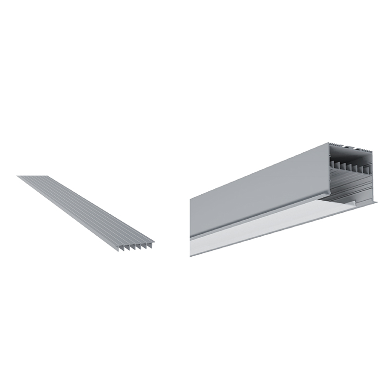 Recessed LED Strip Aluminum Profile For LED Tape Lighting - Inner Width 70mm Recessed LED Strip Aluminum Profile For LED Tape Lighting - Inner Width 70mm